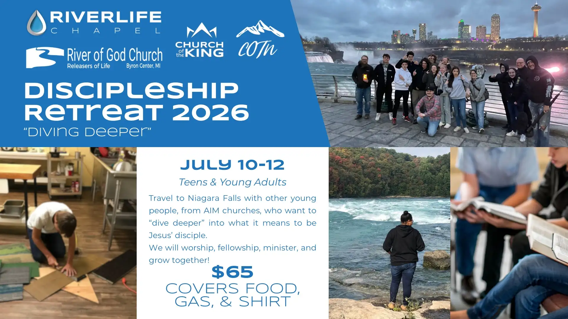 Discipleship Retreat July 10-12